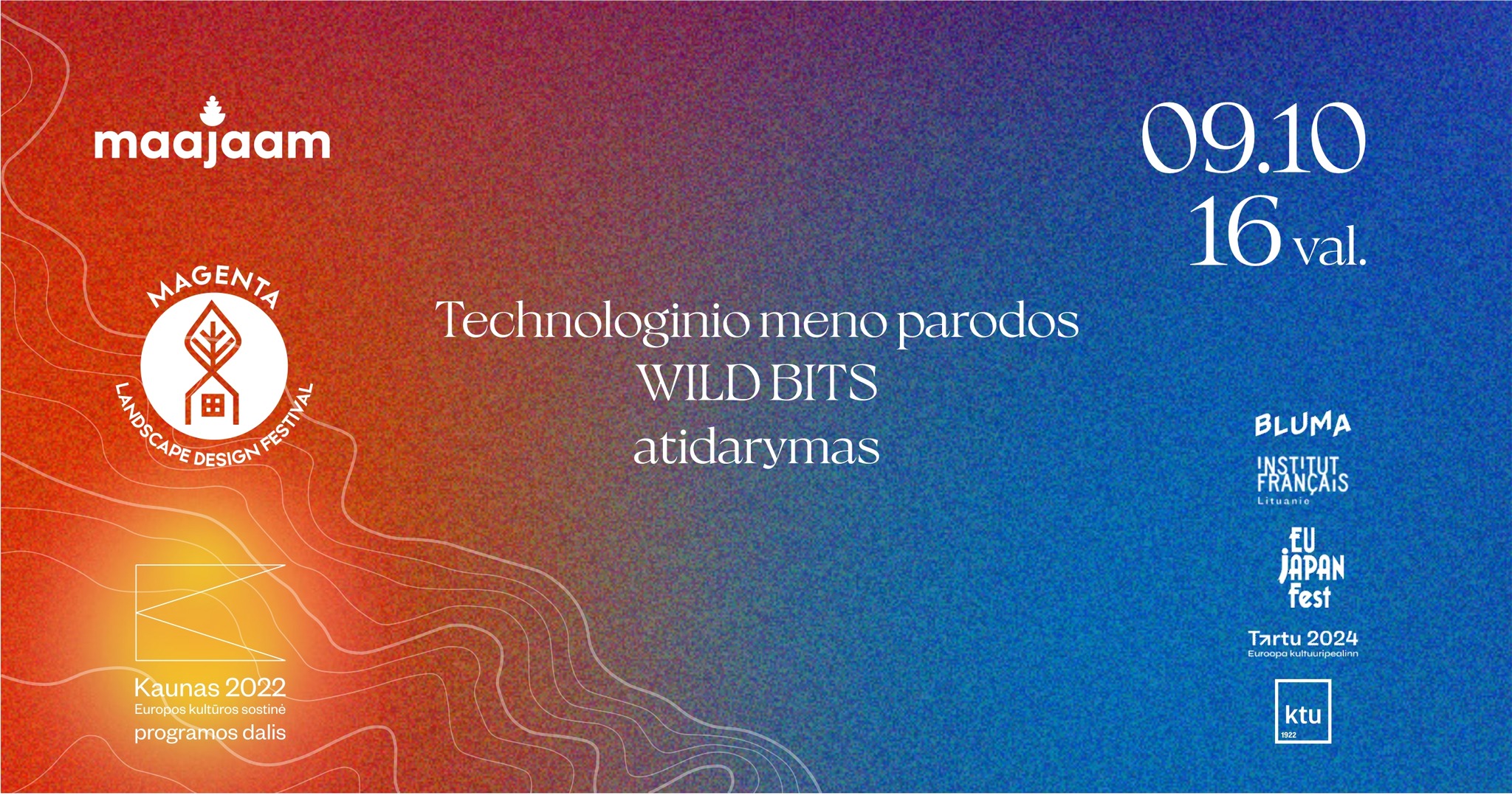 Technologinio meno lauko parodos „Wild Bits“ atidarymas [MAGENTA | MAAJAAM]