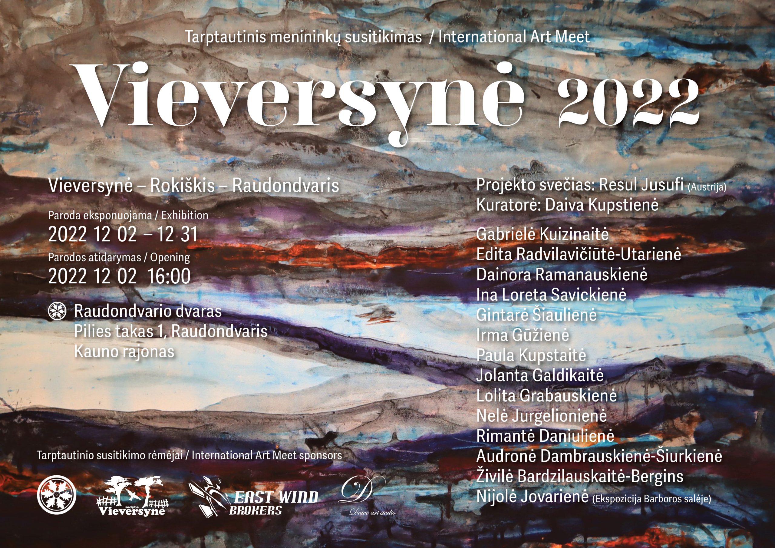 Tarptautinio menininkų susitikimo „Vieversynė 2022” grupinė paroda