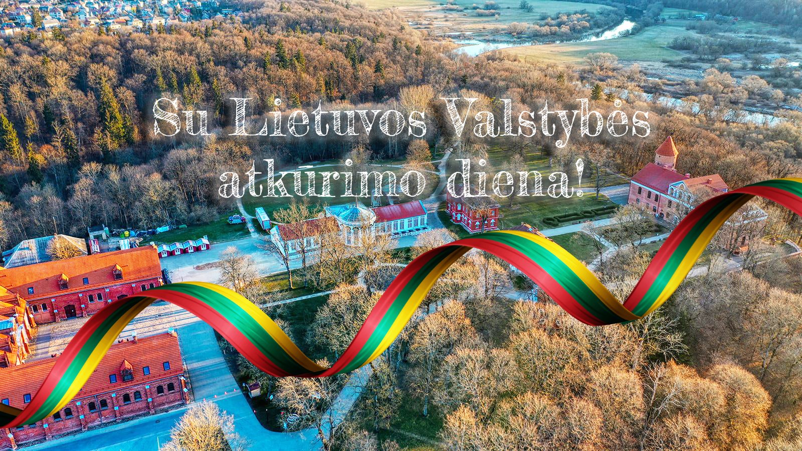 Sveikiname su Lietuvos Valstybės atkūrimo diena!