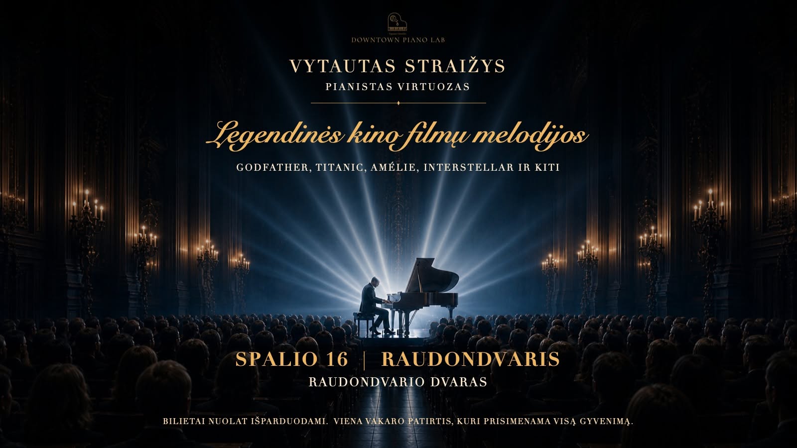 Legendinės kino filmų melodijos | pianistas virtuozas Vytautas Straižys